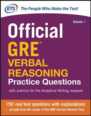 OFFICIAL GRE VERBAL REASONING PRACTICE QUESTIONS: 1 PB - EDU