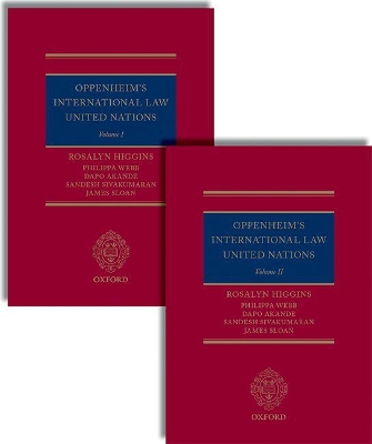 OPPENHEIMS INTERNATIONAL LAW: UNITED NATIONS - ROSALYN HIGGI