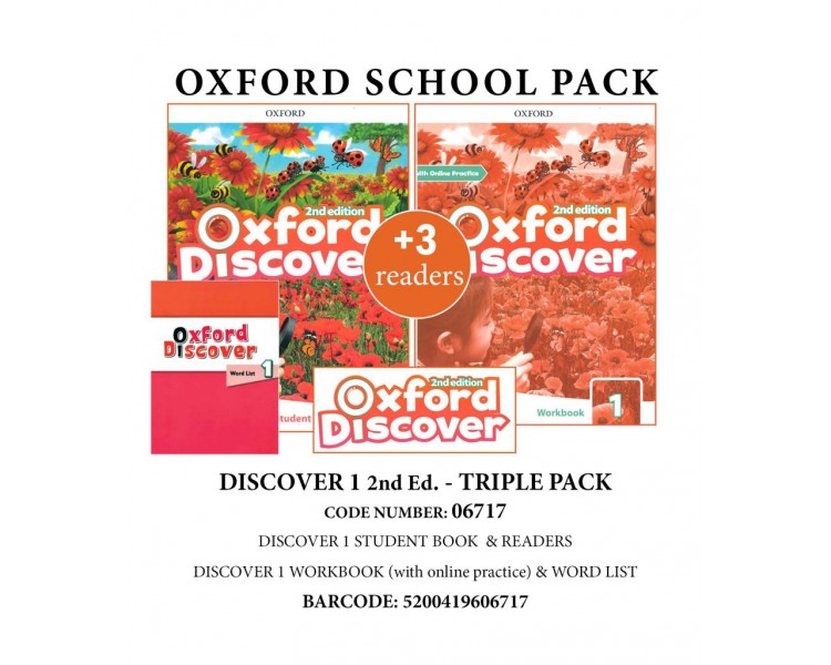 OXFORD DISCOVER 1 2ND TRIPLE PACK - 06717 - LESLEY KOUSTAFF