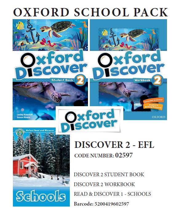 OXFORD DISCOVER 2 PACK EFL (INCL. SB + WB + READER: SCHOOLS)