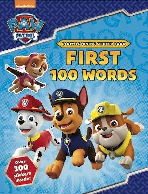 PAW PATROL FIRST WORDS STICKER BOOK - SCHOLASTIC