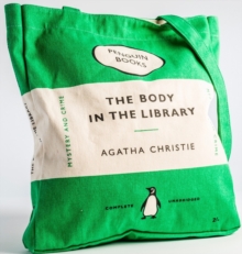 PENGUIN MERCHANDISE: BODY IN THE LIBRARY (GREEN) - TOTE BAG