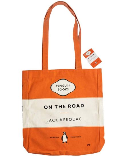 PENGUIN MERCHANDISE: ON THE ROAD (ORANGE) - TOTE BAG -