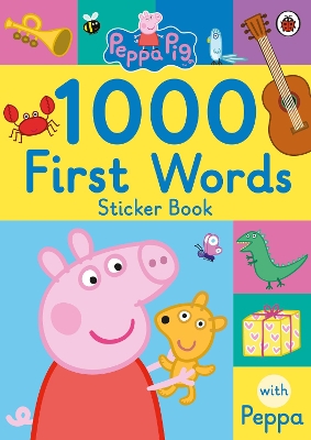 PEPPA PIG: 1000 FIRST WORDS STICKER BOOK PAPERBACK / SOFTBAC