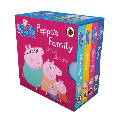 PEPPA PIG: PEPPA’S FAMILY LITTLE LIBRARY BOARD BOOK - PEPPA