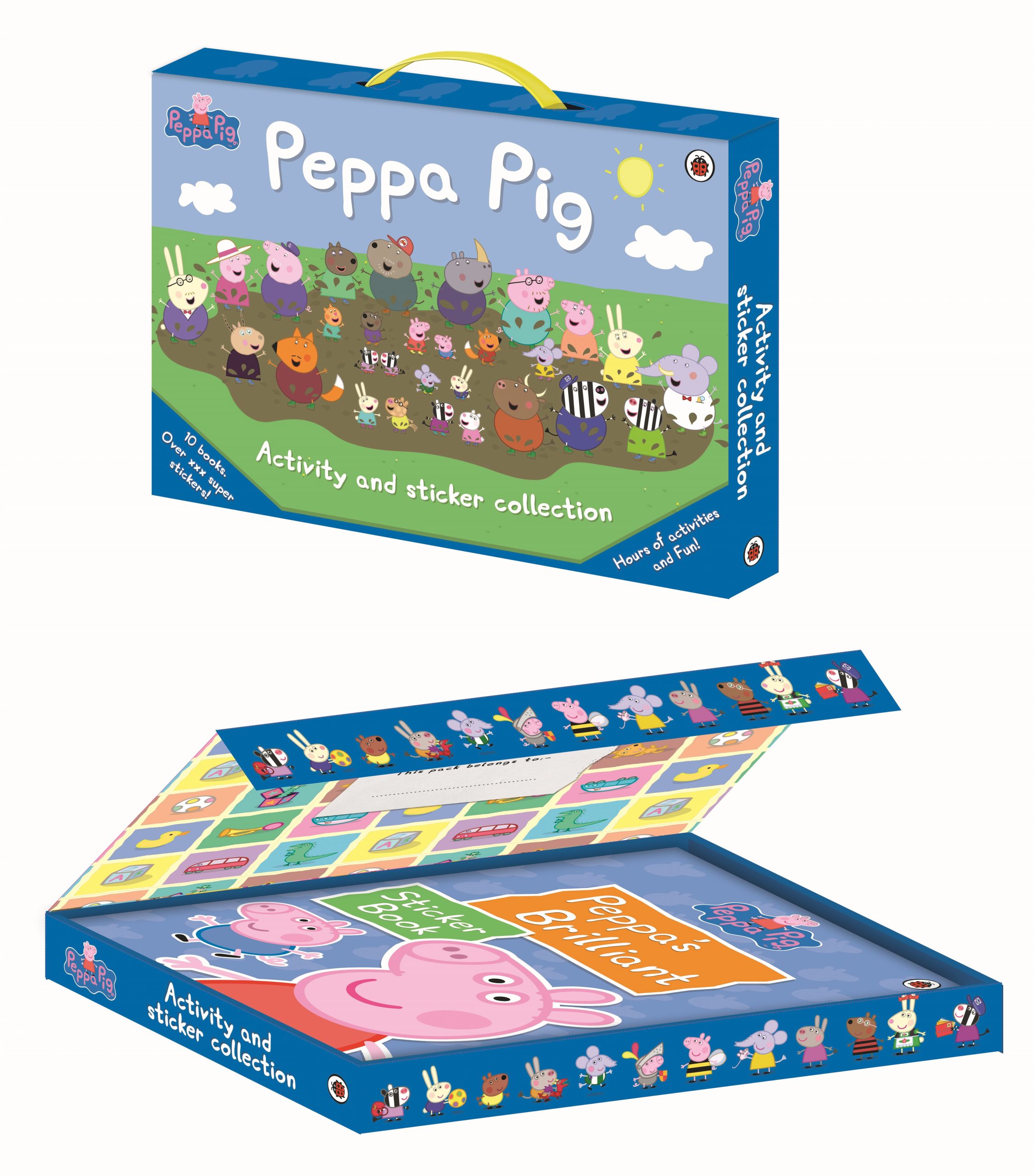PEPPA PIGS ACTIVITY CARRY CASE - ACTIVITY AND STICKER COLLEC