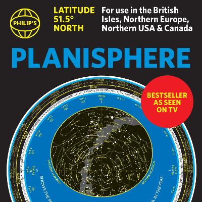 PHILIPS PLANISPHERE (LATITUDE 51.5 NORTH) PB - PHILIPS MAPS