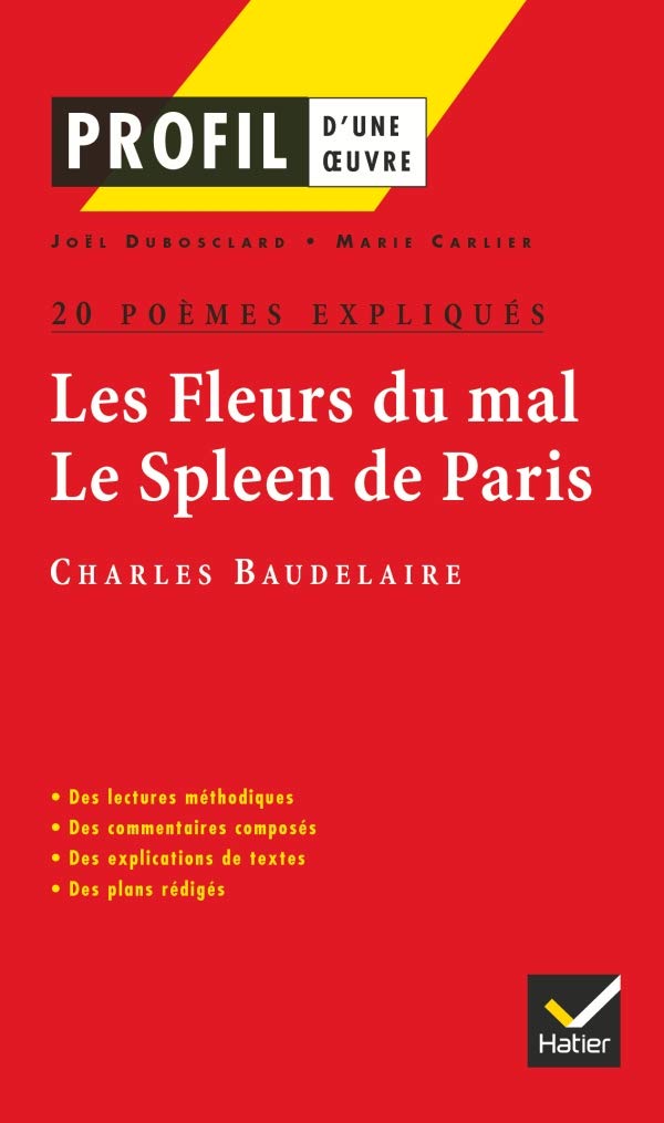 PROFIL DUNE OEUVRE LES FLEURS DU MAL - LE SPLEEN DE PARIS :
