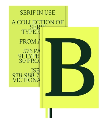 SERIF IN USE: A COLLECTION OF SERIF TYPEFACES HC - VICTIONAR