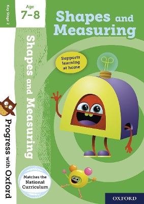 SHAPES AND MEASURING AGE 7-8 BOOK/STICKERS/WEBSITE LINK - SA