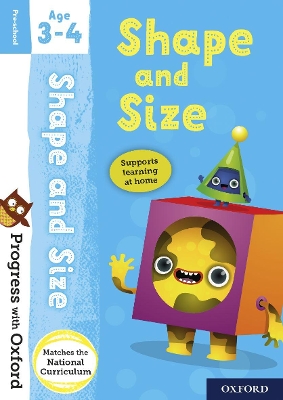 SHAPE/SIZE AGE 3-4 BK/STICKER - SARAH SNASHALL