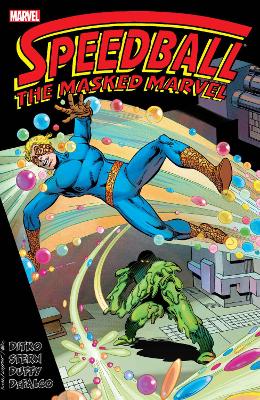 SPEEDBALL: THE MASKED MARVEL    PB - STEVE DITKO-ROGER STERN