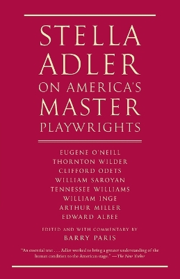 STELLA ADLER ON AMERICAS MASTER  PB - STELLA ADLER-BARRY PAR