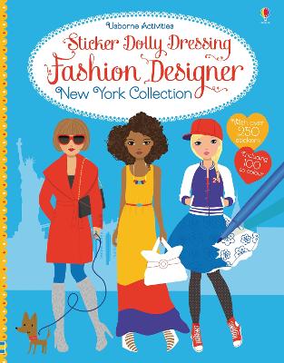 STICKER DOLLY DRESSING FASHION DESIGNER NEW YORK COLLECTION