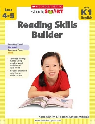 STUDY SMART : READING SKILLS BUILDER (K1) PB - ROZANNE LANCZ
