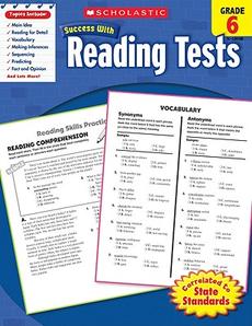 SUCCESS WITH READING TESTS (GRADE 6) - SCHOLASTIC-VIRGINIA D