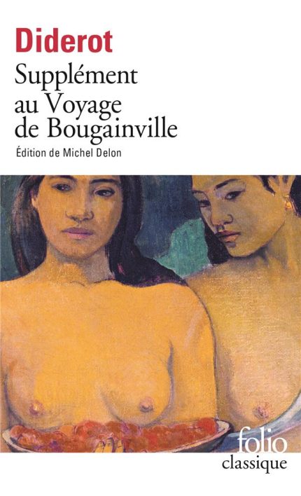 SUPPLEMENT AU VOYAGE DE BOUGAINVILLE POCHE - DENIS DIDEROT