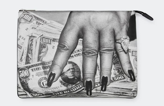 TASCHEN POUCH - HELMUT NEWTON ‘FAT HAND AND DOLLARS’ - PHILI