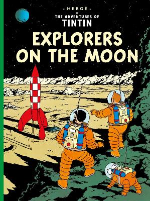 THE ADVENTURES OF TINTIN   EXPLORERS ON THE MOON PB - HERGE