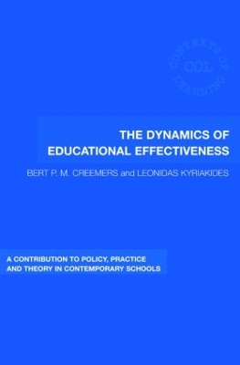 THE DYNAMIC OF EDUCATIONAL EFFECTIVENESS N/E PB - BERT CREEM
