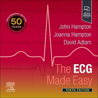 THE ECG MADE EASY PB - JOHN HAMPTON-JOANNA HAMPTON-DAVID ADL