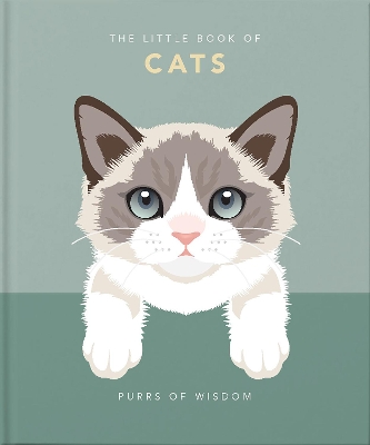 THE LITTLE BOOK OF CATS : PURRS OF WISDOM HC - ORANGE HIPPO!