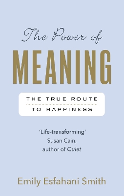 THE POWER OF MEANING : THE TRUE ROUTE TO HAPPINESS - EMILY E