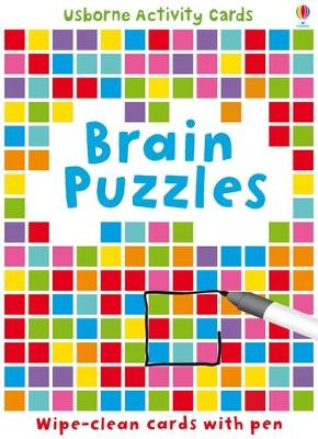 USBORNE ACTIVITY CARDS : BRAIN PUZZLES - VARIOUS-SARAH KHAN