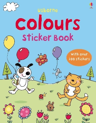 USBORNE : COLOURS STICKER BOOK (+ STICKERS) PB - STACEY LAMB