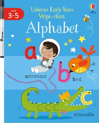 USBORNE EARLY YEARS WIPE-CLEAN : ALPHABET PB - JESSICA GREEN