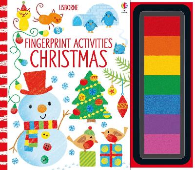 USBORNE : FINGERPRINT ACTIVITIES CHRISTMAS - FIONA WATT-CAND