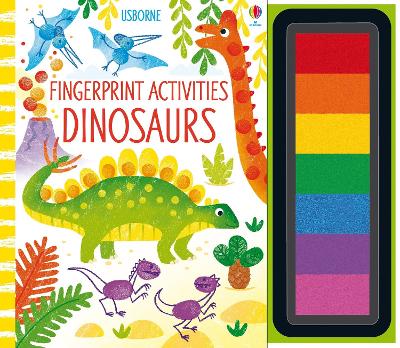USBORNE : FINGERPRINT ACTIVITIES DINOSAURS - FIONA WATT-CAND