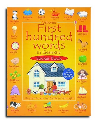 USBORNE : FIRST HUNDRED WORDS IN GERMAN PB - HEATHER AMERY-S