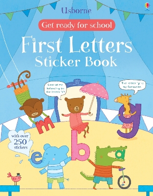 USBORNE : FIRST LETTERS STICKER BOOK (+ STICKERS) PB - JESSI