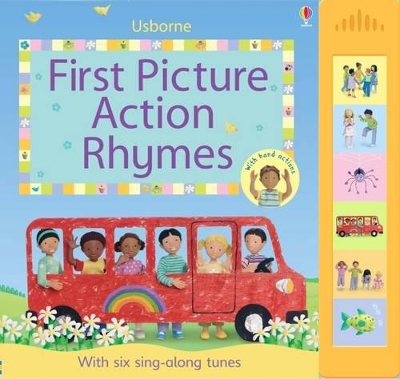 USBORNE : FIRST PICTURE ACTION RHYMES WITH SIX SING-ALONG TU