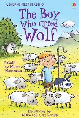 USBORNE FIRST READING 3: THE BOY WHO CRIED WOLF HC - MAIRI M