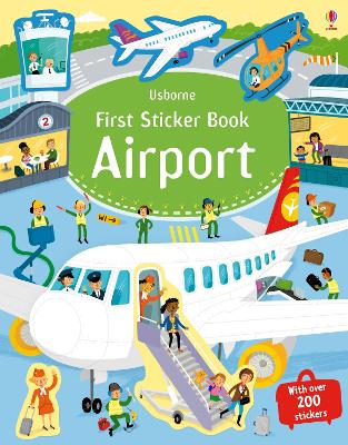 USBORNE FIRST STICKER BOOK : AIRPORT PB - SAM SMITH-WESLEY R
