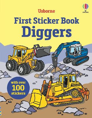 USBORNE : FIRST STICKER BOOK DIGGERS (+ STICKERS) PB - SAM T