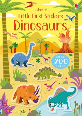 USBORNE FIRST STICKER BOOK : DINOSAURS PB - KIRSTEEN ROBSON-