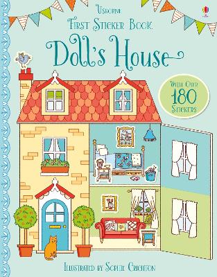 USBORNE FIRST STICKER BOOK : DOLLS HOUSE PB - ABIGAIL WHEATL