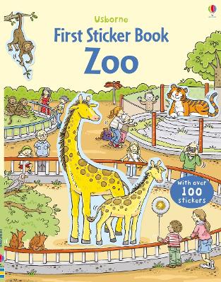 USBORNE FIRST STICKER BOOK : THE ZOO PB - SAM TAPLIN-CECILIA