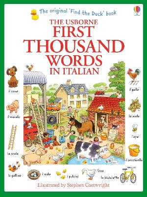 USBORNE : FIRST THOUSAND WORDS IN ITALIAN PB - HEATHER AMERY