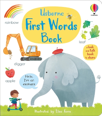 USBORNE : FIRST WORDS BOOK HC BBK - MARY CARTWRIGHT-MATTHEW