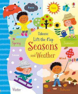 USBORNE FLAP BOOK : SEASONS AND WEATHER HC BBK - HOLLY BATHI