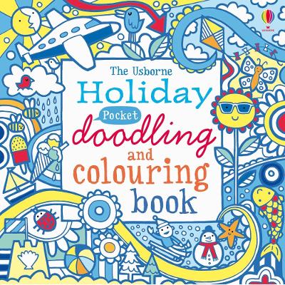 USBORNE : HOLIDAY POCKET DOODLING AND COLOURING BOOK PB - US