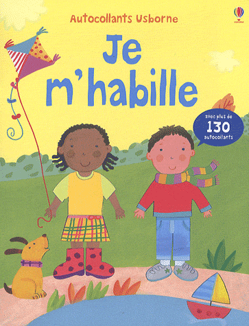 USBORNE : JE MHABILLE-AUTOCOLLANTS -