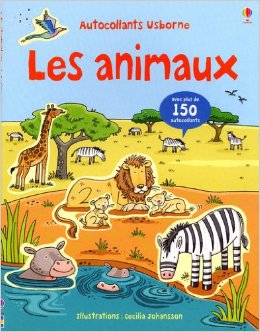 USBORNE : LES ANIMAUX-AUTOCOLLANTS -