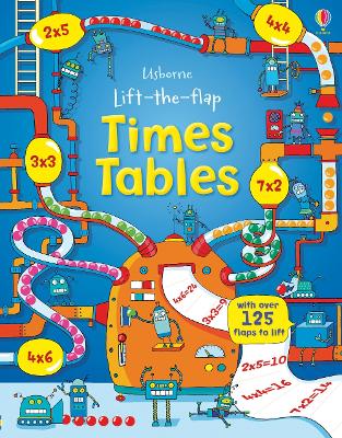 USBORNE : LIFT-THE-FLAP TIMES TABLES BOARD BOOK - ROSIE DICK