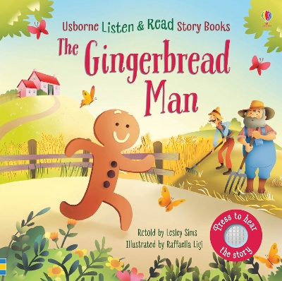 USBORNE LISTEN   READ STORY BOOKS: THE GINGERBREAD MAN HC BB