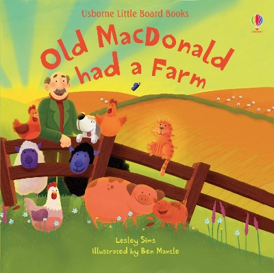 USBORNE LITTLE BOARD BOOKS : OLD MACDONALD HAD A FARM HC BBK
